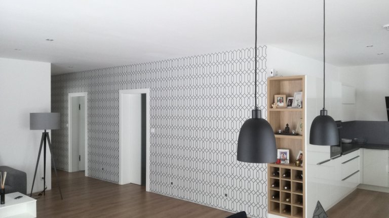 Realizace dekorativní šablonové malby