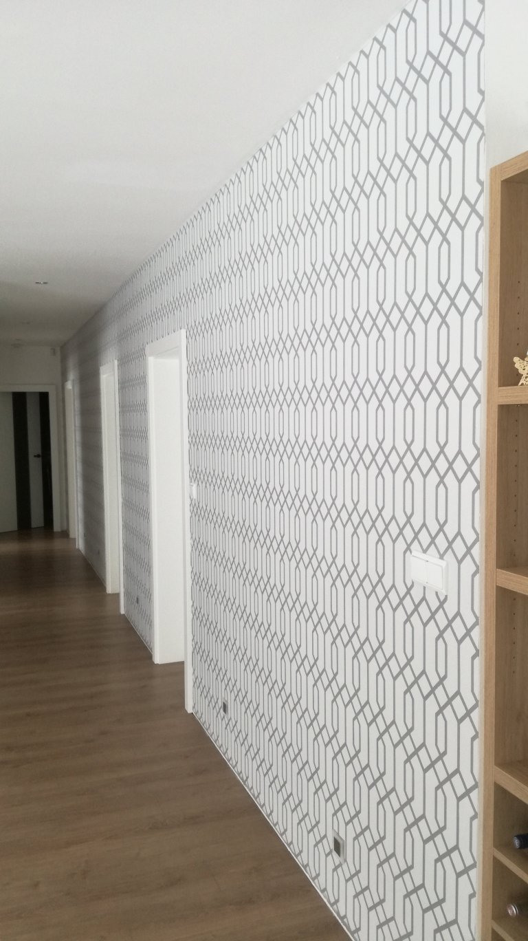 Realizace dekorativní šablonové malby