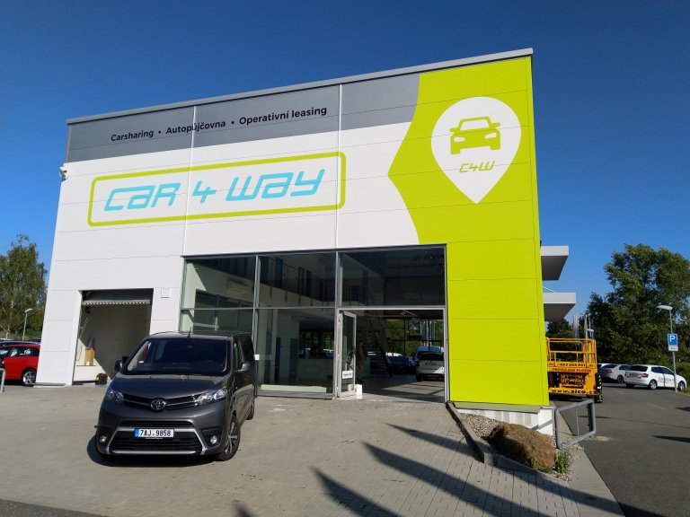 Reklamní malba CAR 4 WAY Praha