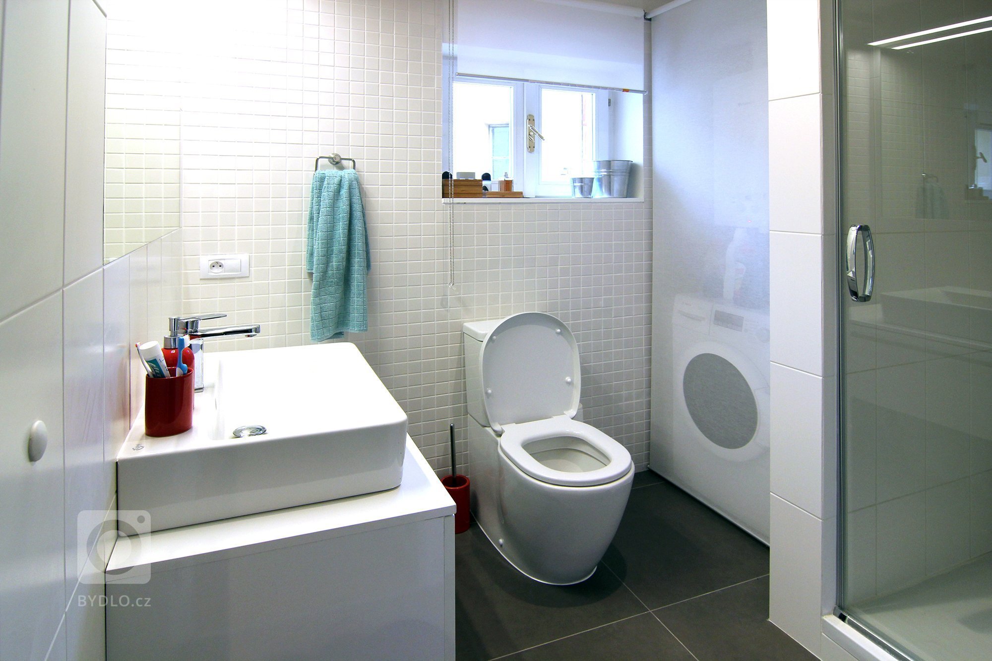 Malý podkrovní byt ve starém domě v Karlíně. Majitelem je mladý, single žijící muž, ve věci vkusu široce rozkročený mezi láskou ke starým, industriálním věcem …