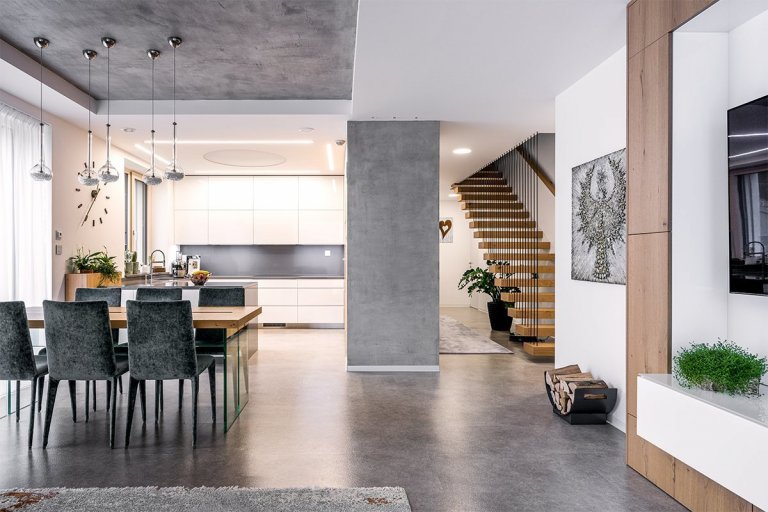 Moderní čistý design interiéru