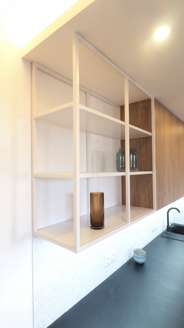 Home staging bytu v novostavbě developerského projektu.
