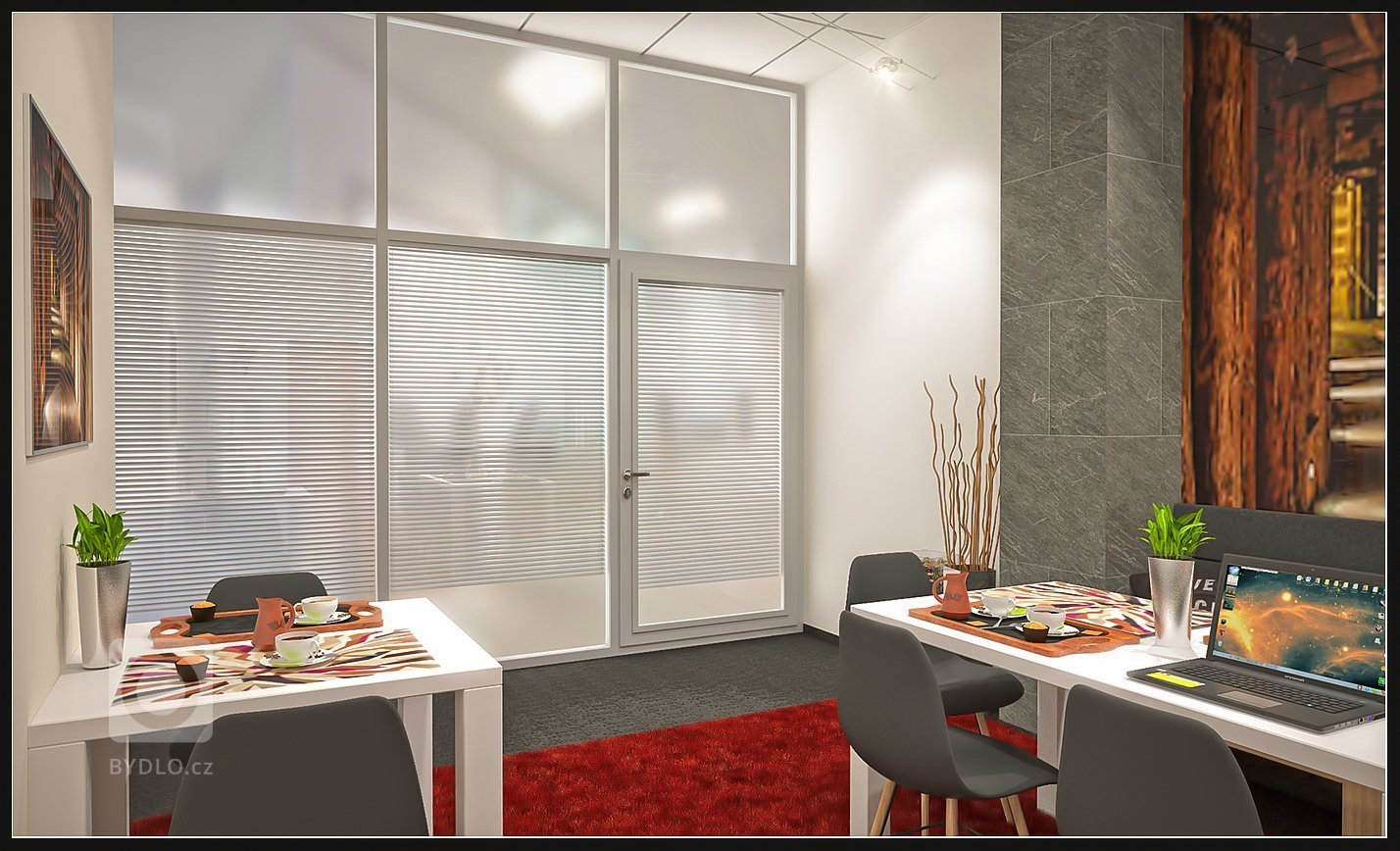 odpočinková místnost u kanceláře