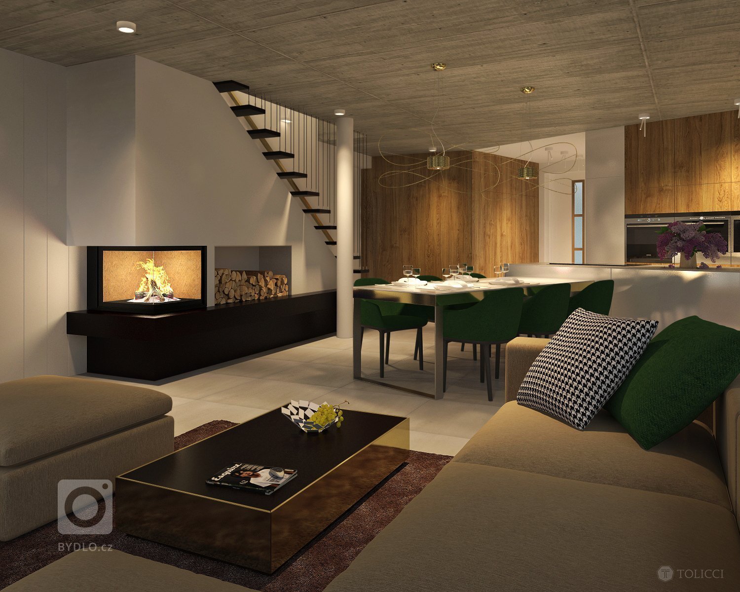 Cieľom návrhu rodinnej rezidencie bolo dosiahnuť nestarnúci, luxusný a umelecky smerovaný dizajn interiéru. Klientove nadšenie pre umenie sme podporili…