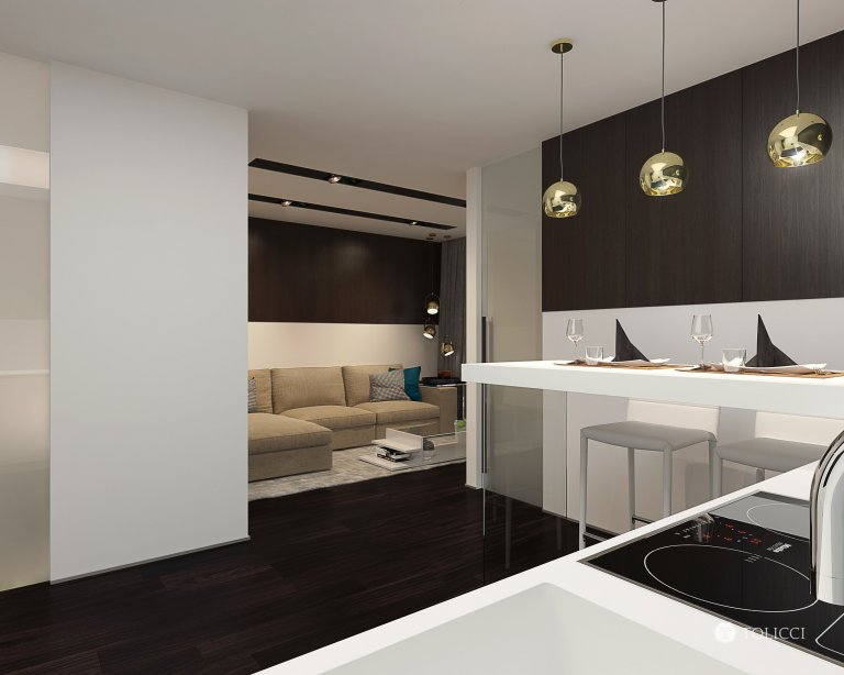 Návrh interiéru malého apartmánového bytu sa nesie v hlavnej požiadavke funkčného rozmiestnenia jednotlivých miestností bytu. Výnimočnosť sme dodali silnými…
